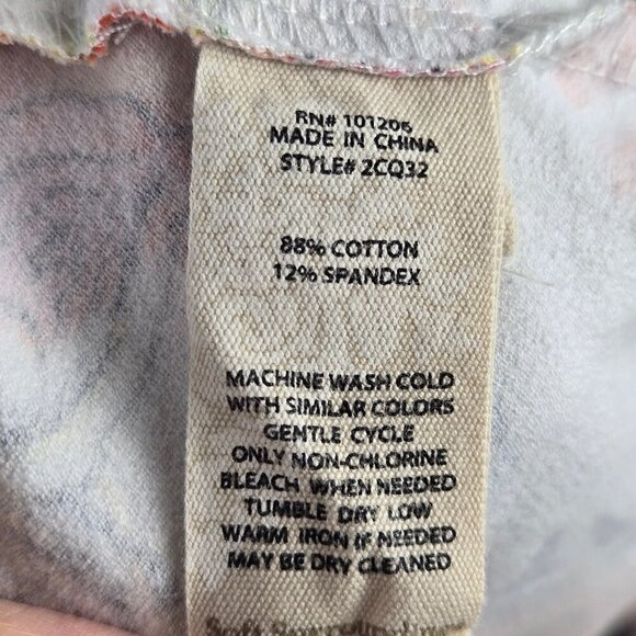 Soft Surroundings Size Large Floral Skort Elastic Pull On Style Back Pockets - Picture 10 of 13